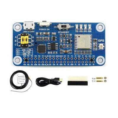 An Waveshare L76X Multi-GNSS HAT for Raspberry Pi, GPS, BDS, QZSS