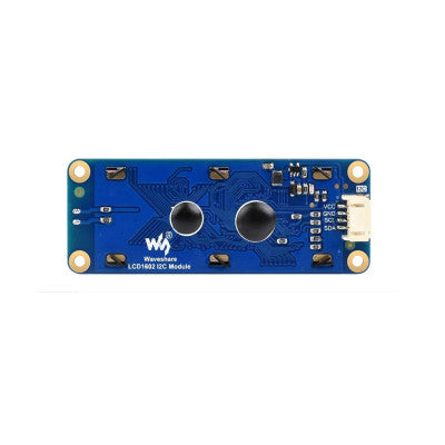 An Waveshare LCD1602 I2C Display Module White color with blue background LCD
