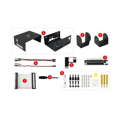 An Waveshare Metal Case Specialized for Jetson Nano 2GB Developer Kit