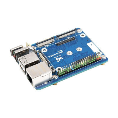 An Waveshare Mini Base Board (C) Designed for Raspberry Pi Compute Module 4
