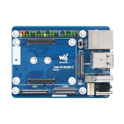 An Waveshare Mini Base Board (C) Designed for Raspberry Pi Compute Module 4