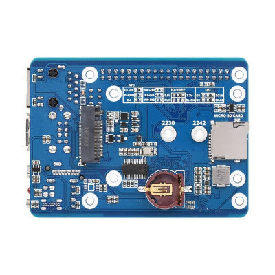 An Waveshare Mini Base Board (C) Designed for Raspberry Pi Compute Module 4