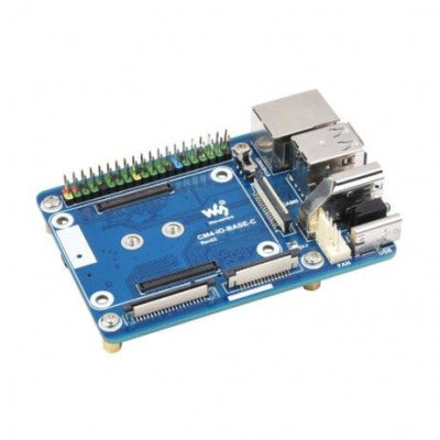 An Waveshare Mini Base Board (C) Designed for Raspberry Pi Compute Module 4