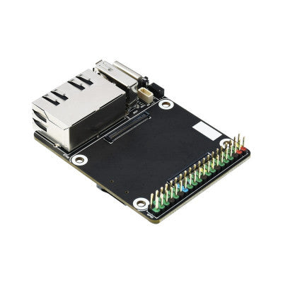 An Waveshare Mini Dual Gigabit Ethernet Base Board Designed for Raspberry Pi Compute Module 4