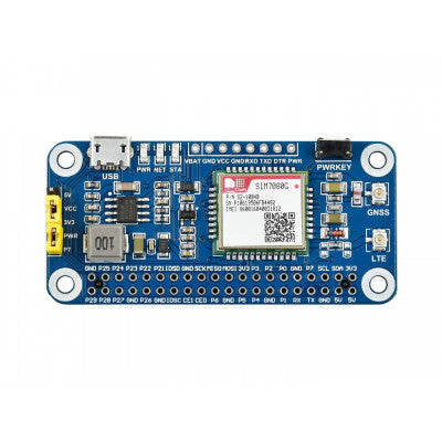 An Waveshare NB-IoT / Cat-M(eMTC) / GNSS HAT for Raspberry Pi, Globally Applicable
