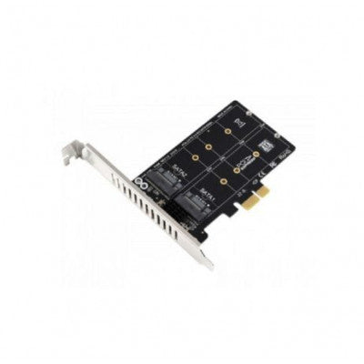 An Waveshare PCIe X1 to 2-ch M.2 SATA 6Gbps Expander, JMB582 control chip