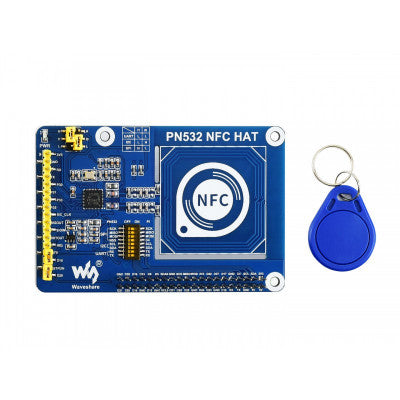 An Waveshare PN532 NFC HAT for Raspberry Pi, I2C / SPI / UART