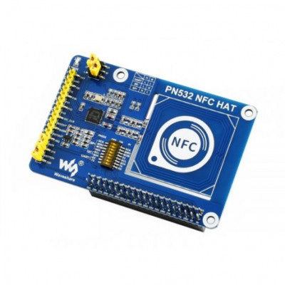 An Waveshare PN532 NFC HAT for Raspberry Pi, I2C / SPI / UART