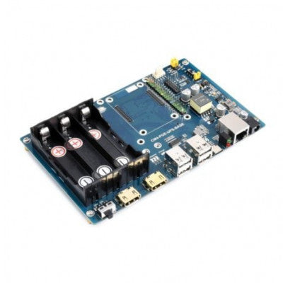 An Waveshare PoE UPS Base Board Designed for Raspberry Pi Compute Module 4, Gigabit Ethernet, Dual HDMI, Quad USB2.0