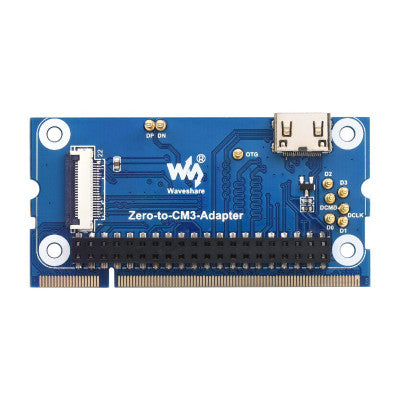 An Waveshare Raspberry Pi Zero 2W To CM3 Adapter, Alternative Solution for Raspberry Pi CM3 / CM3+