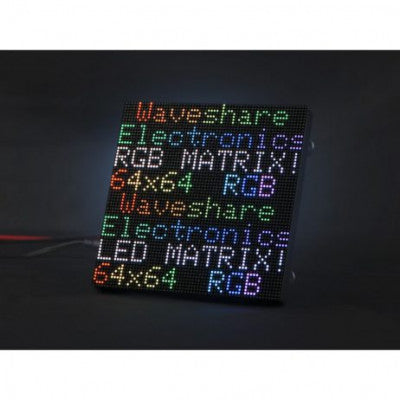 Waveshare RGB Full-Color LED Matrix Panel, 2.5mm Pitch, 6464 Pixels, A ...