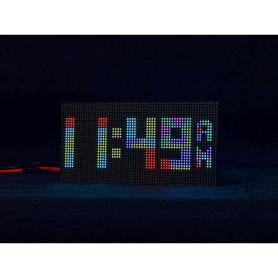 An Waveshare RGB Full-Color LED Matrix Panel, 4mm Pitch, 64x32 Pixels, Adjustable Brightness