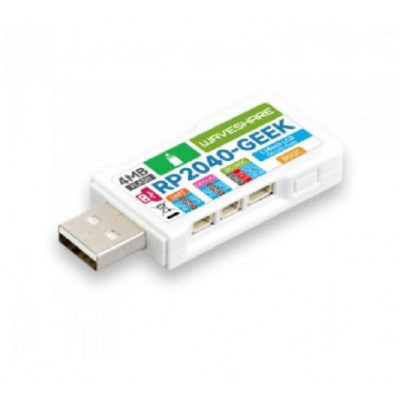 An Waveshare RP2040-GEEK Development Board, Based On RP2040 Microcontroller, With 1.14inch 65K Color LCD