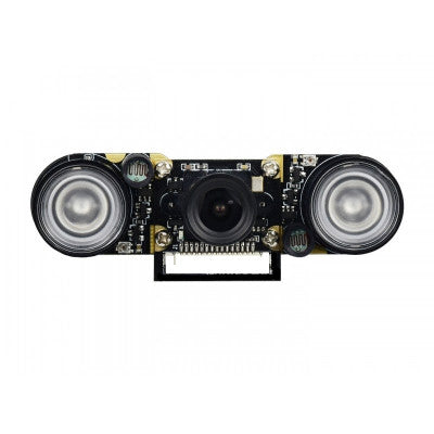 An Waveshare RPi Camera (F), Supports Night Vision, Adjustable-Focus