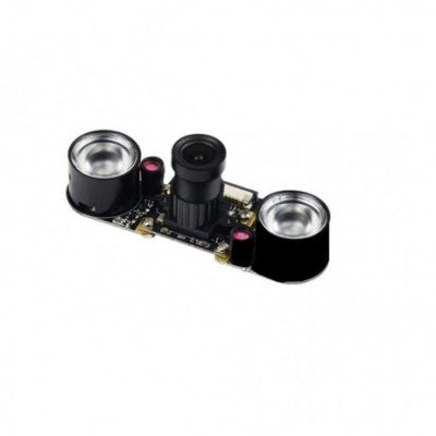 An Waveshare RPi Camera (F), Supports Night Vision, Adjustable-Focus