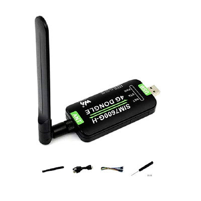 An Waveshare SIM7600G-H 4G DONGLE, GNSS Positioning, Global Band Support
