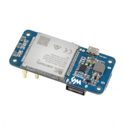 An Waveshare SIM7600G-H 4G HAT (B) for Raspberry Pi, LTE Cat-4 4G / 3G / 2G Support