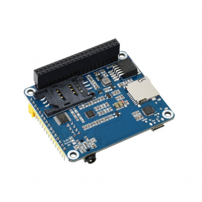 An Waveshare SIM7600G-H 4G HAT For Raspberry Pi, LTE Cat-4 4G / 3G / 2G Support