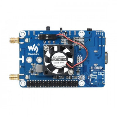 An Waveshare SIM7600G-H M.2 4G HAT for Raspberry Pi, LTE CAT4 High Speed, 4G/3G/2G, GNSS, Global Band