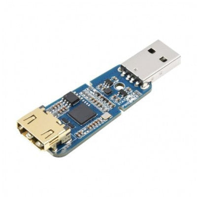 An Waveshare USB Port High Definition HDMI Video Capture Card, for Gaming / Streaming / Cameras, HDMI to USB