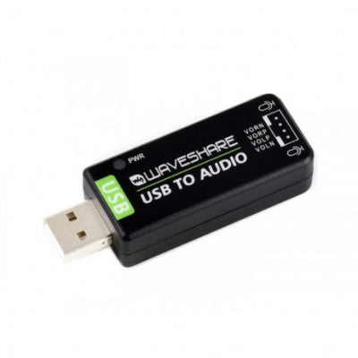 An Waveshare USB Sound Card, Driver-Free, for Raspberry Pi / Jetson Nano