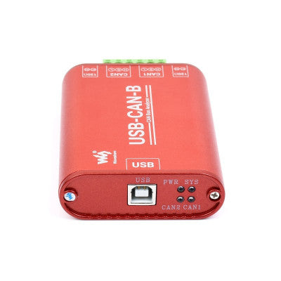 An Waveshare USB to CAN Adapter, Dual-Channel CAN Analyzer, Industrial Isolation