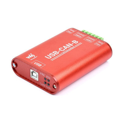 An Waveshare USB to CAN Adapter, Dual-Channel CAN Analyzer, Industrial Isolation