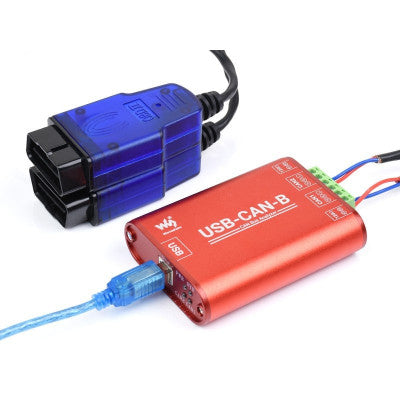 An Waveshare USB to CAN Adapter, Dual-Channel CAN Analyzer, Industrial Isolation