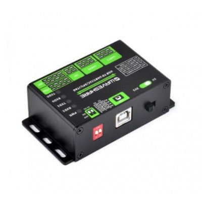An Waveshare USB To UART/I2C/SPI/JTAG Converter, Supports Multiple Interfaces, Compatible with 3.3V and 5V