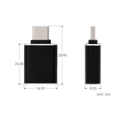 An Waveshare USB Type-C Male To USB-A Female Adapter