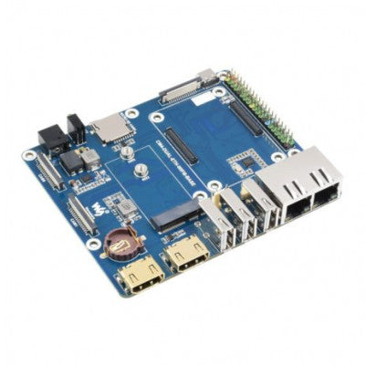 An Waveshare WIFI6 Dual ETH Base Board/Mini-Computer Designed for Raspberry Pi Compute Module 4