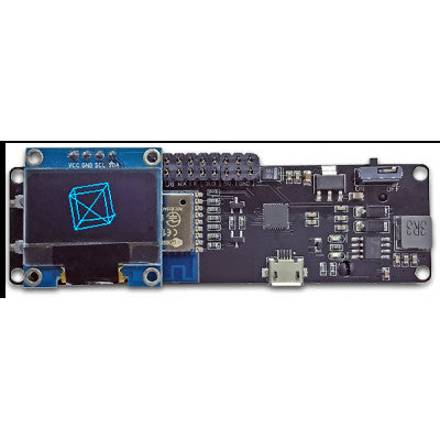 An WeMos D1 ESP Wroom 02 Board ESP8266 Mini WiFi Nodemcu Module 18650 Battery