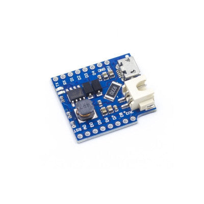 An WeMos D1 Lithium Battery Charger Board with Mini USB