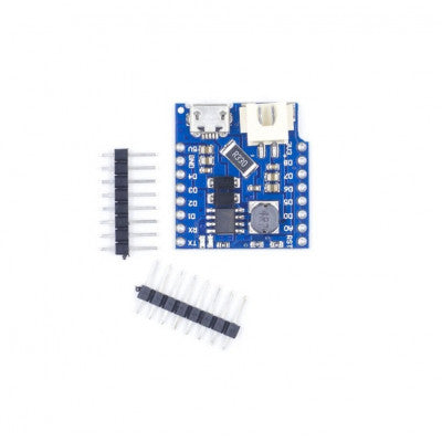 An WeMos D1 Lithium Battery Charger Board with Mini USB