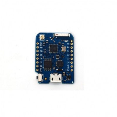 An WEMOS ESP8266 D1 Pro mini-16 m External Antenna Connector