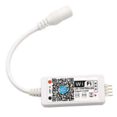 An White 4PIN LED RGB Wifi Controller 12~24V