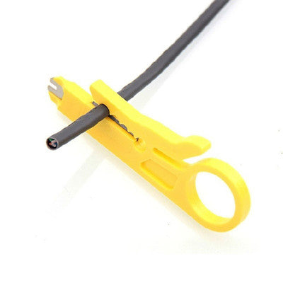 An Wire Stripper Flat Nose Cable Cutter with Practical Punch Down Tool