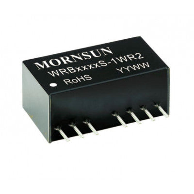 An WRB0512S-1WR2 Mornsun 5V to 12V DC-DC Converter 1W Power Supply Module - Ultra Compact SIP Package