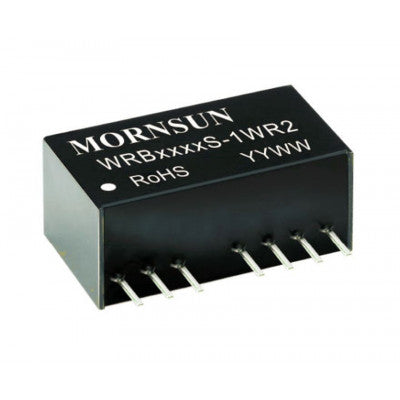 An WRB4812S-1WR2 Mornsun 48V to 12V DC-DC Converter 1W Power Supply Module - Ultra Compact SIP Package