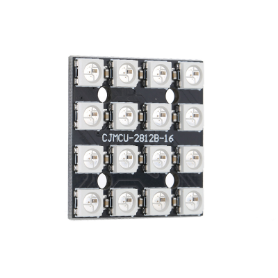 An WS2812B 4x4 RGB LED Module