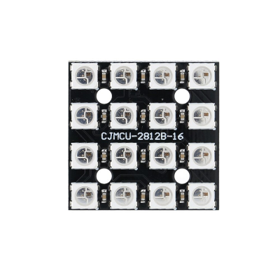 An WS2812B 4x4 RGB LED Module