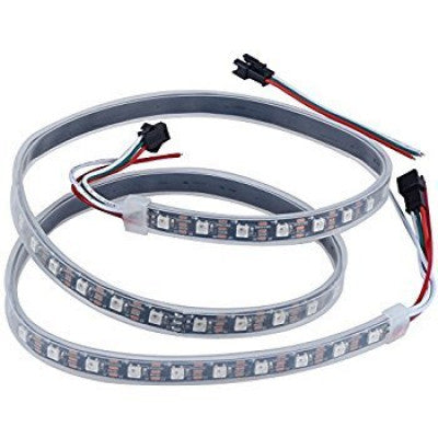 An WS2812B 5V Addressable RGB IP67 Waterproof LED Strip - 5 Meter