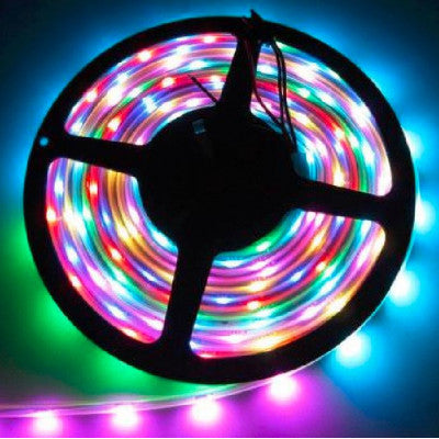 An WS2812B 5V Addressable RGB Non-Waterproof LED Strip - 5 Meter