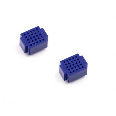 An XF-25 Ultra Mini Breadboard Blue 2 Pieces Pack