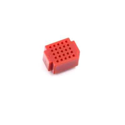 An XF-25 Ultra Mini Breadboard Red- 2 Pieces pack