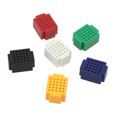 An XF-25 Ultra Mini Multi-color Block Building breadboard