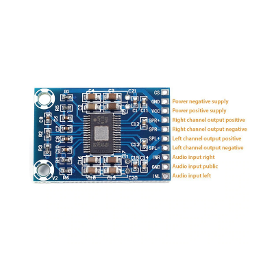 An XH-M562 TPA3116D2 50W plus 50W Dual Channel Mini Digital Amplifier Class D Amplifier