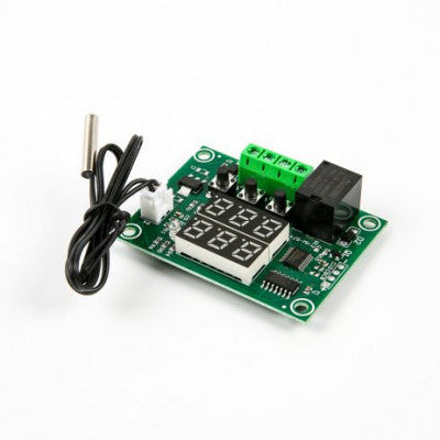 An XH-W1219 12V Digital Red and Green Display Temperature Controller Module with NTC Waterproof Temperature Sensor