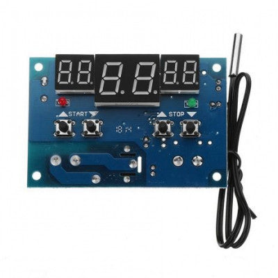 An XH-W1401 12V DC Digital Thermostat Temperature Controller With NTC Sensor & LED Display