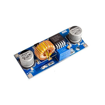 An XL4015 - 5A Lithium Charger DC-DC Adjustable Step Down Power Supply Module